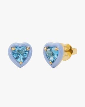 sweetheart stud earrings