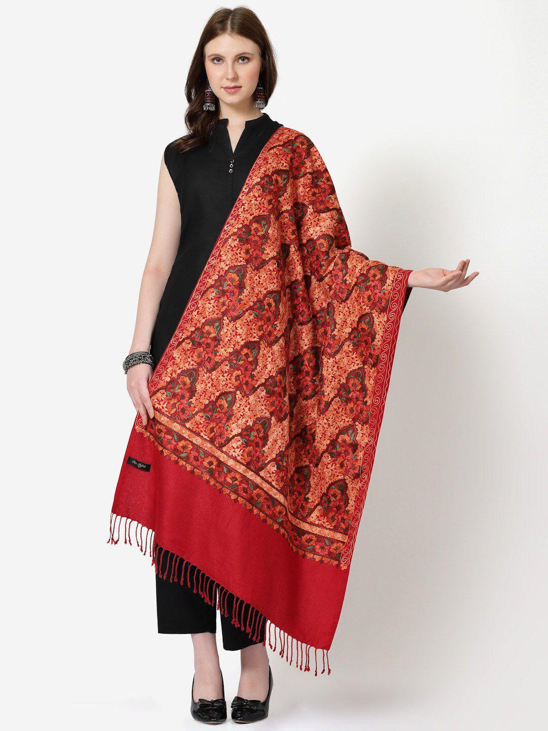 swi stylish aari embroidered shawl