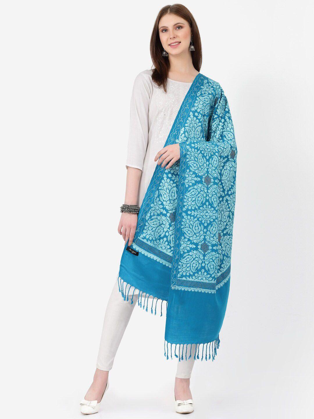 swi stylish ethnic motifs aari embroidered shawl