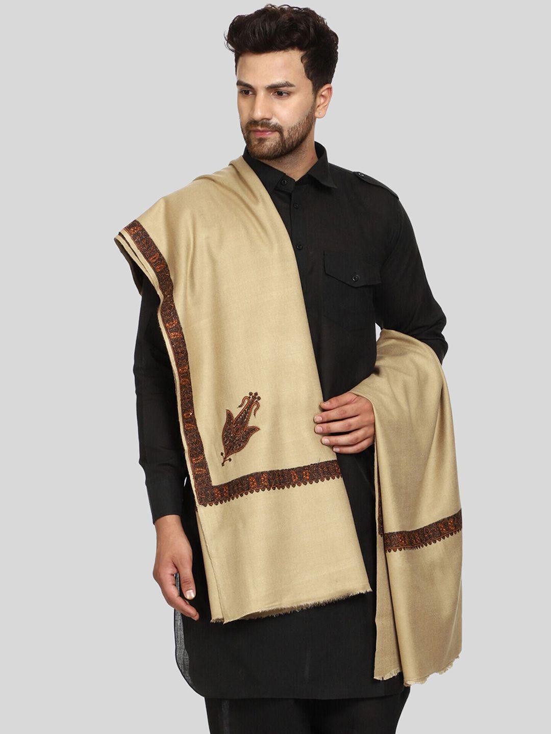 swi stylish kashmiri embroidered woollen shawl