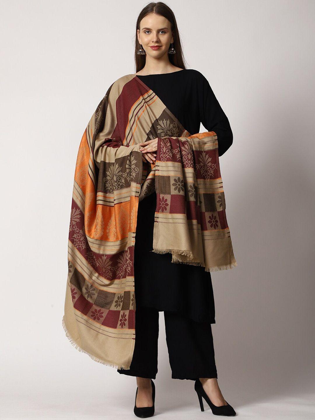 swi stylish women ethnic motifs woven design shawl
