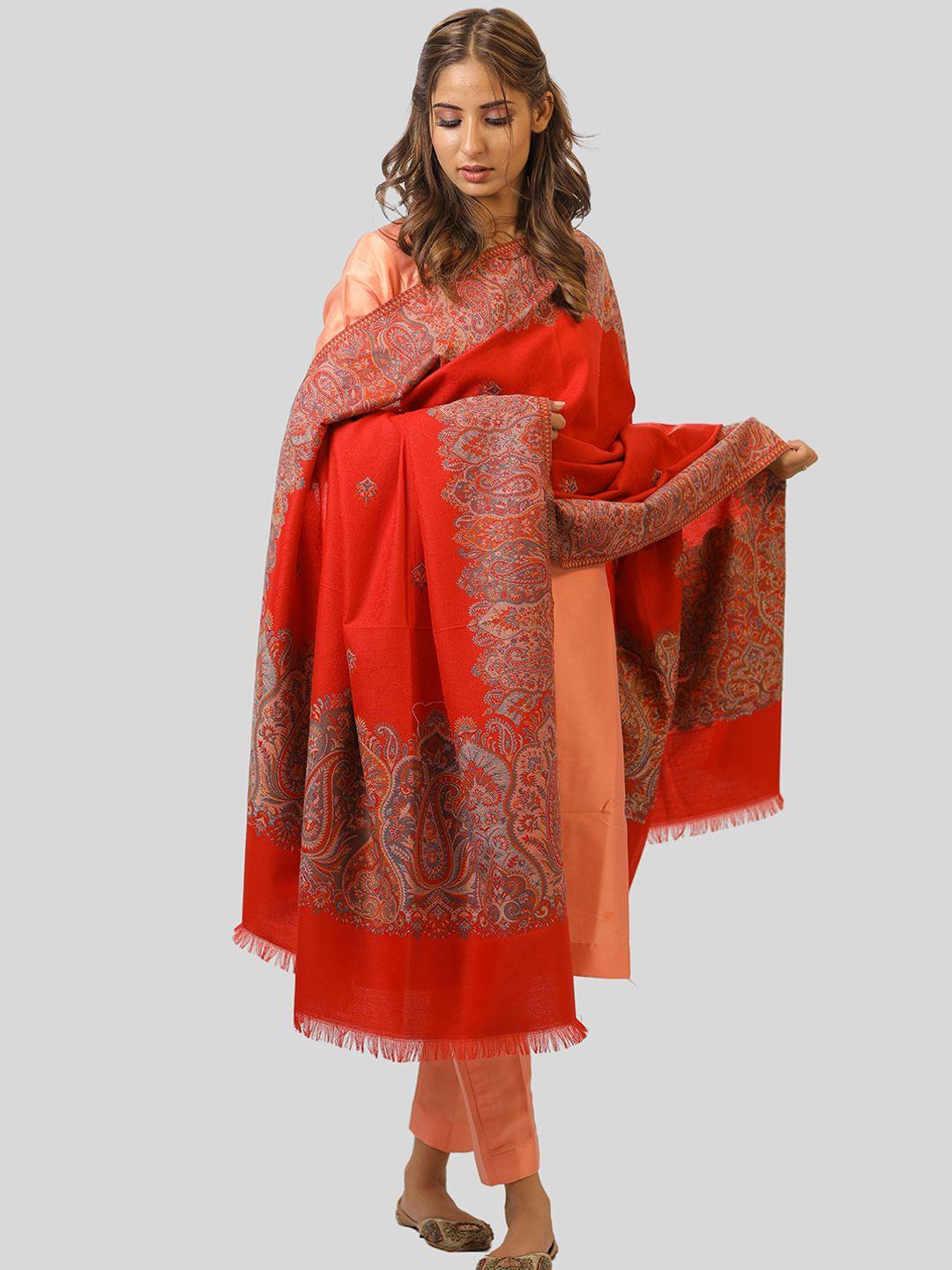 swi stylish women woven design shawl