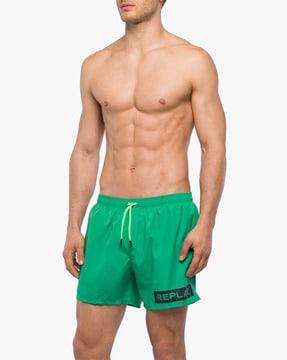 swimming shorts with drawstring waistband