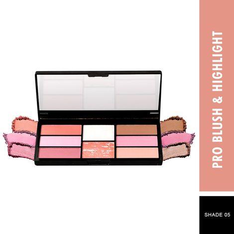 swiss beauty blusher and highlighter kit 5(18 g)