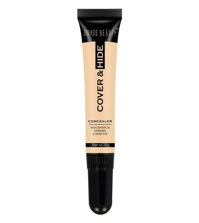 swiss beauty cover & hide concealer cool peach - 10 gm