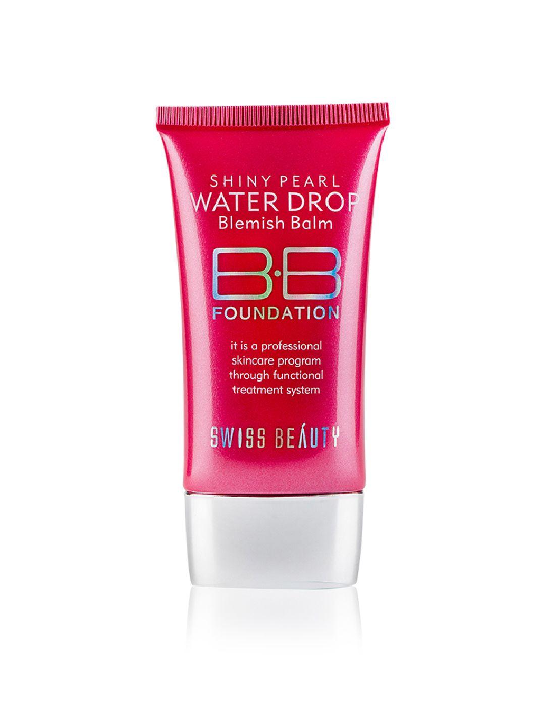 swiss beauty shiny pearl water drop blemish balm bb foundation - 01