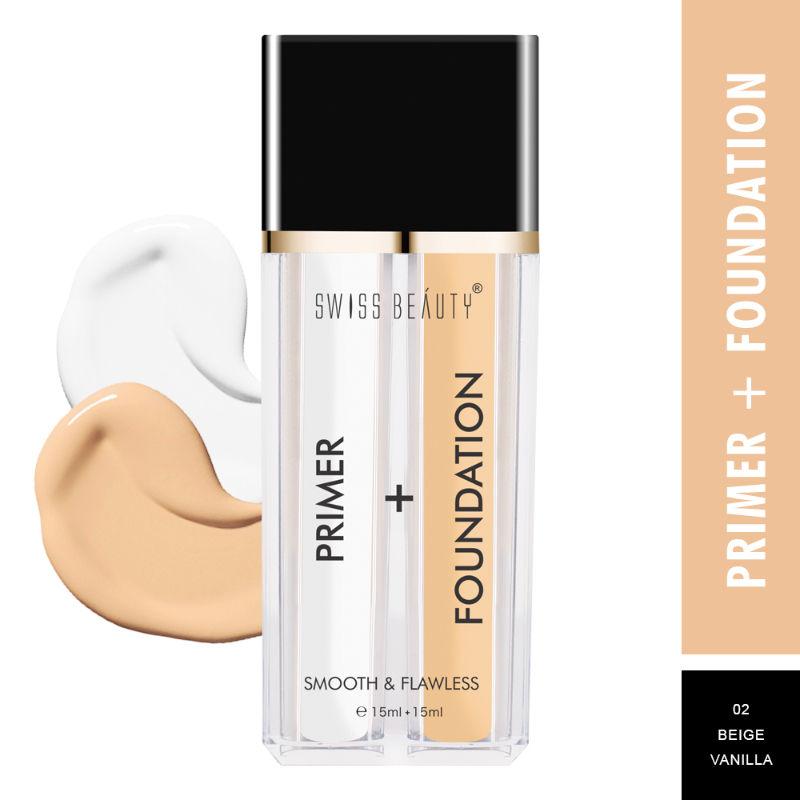 swiss beauty smooth & flawless, primer + foundation