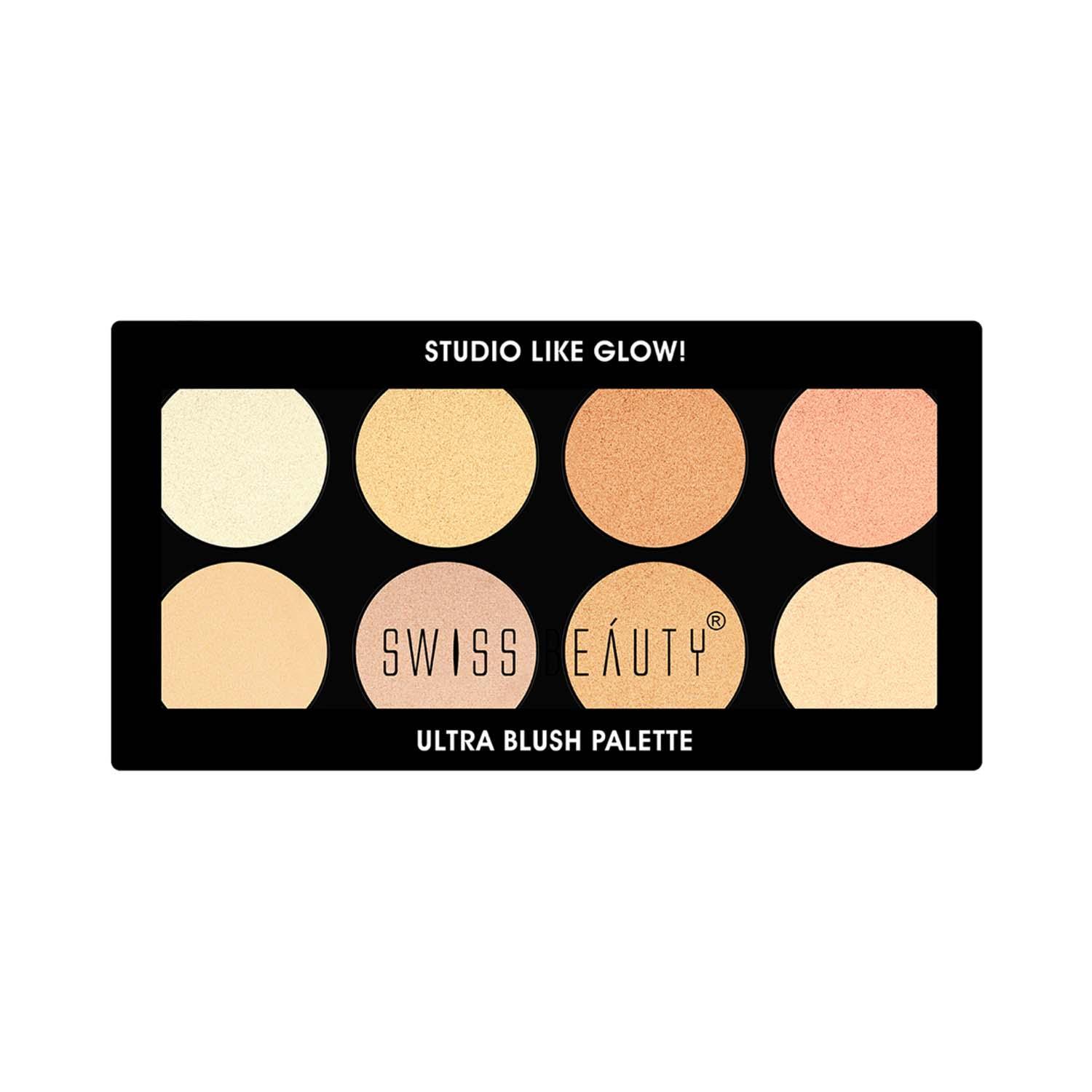 swiss beauty ultra blush palette - shade 5 (16 g)