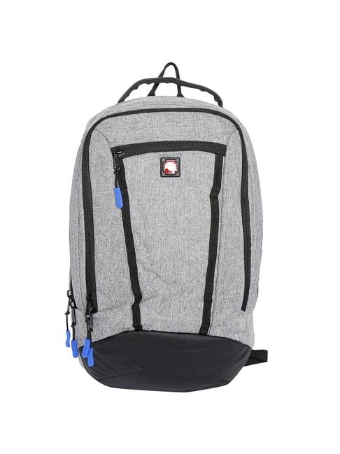 swiss brand calgary 33 ltr grey large laptop backpack