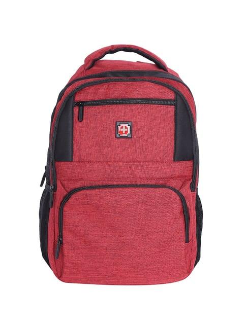 swiss brand odense 20 ltr red medium laptop backpack