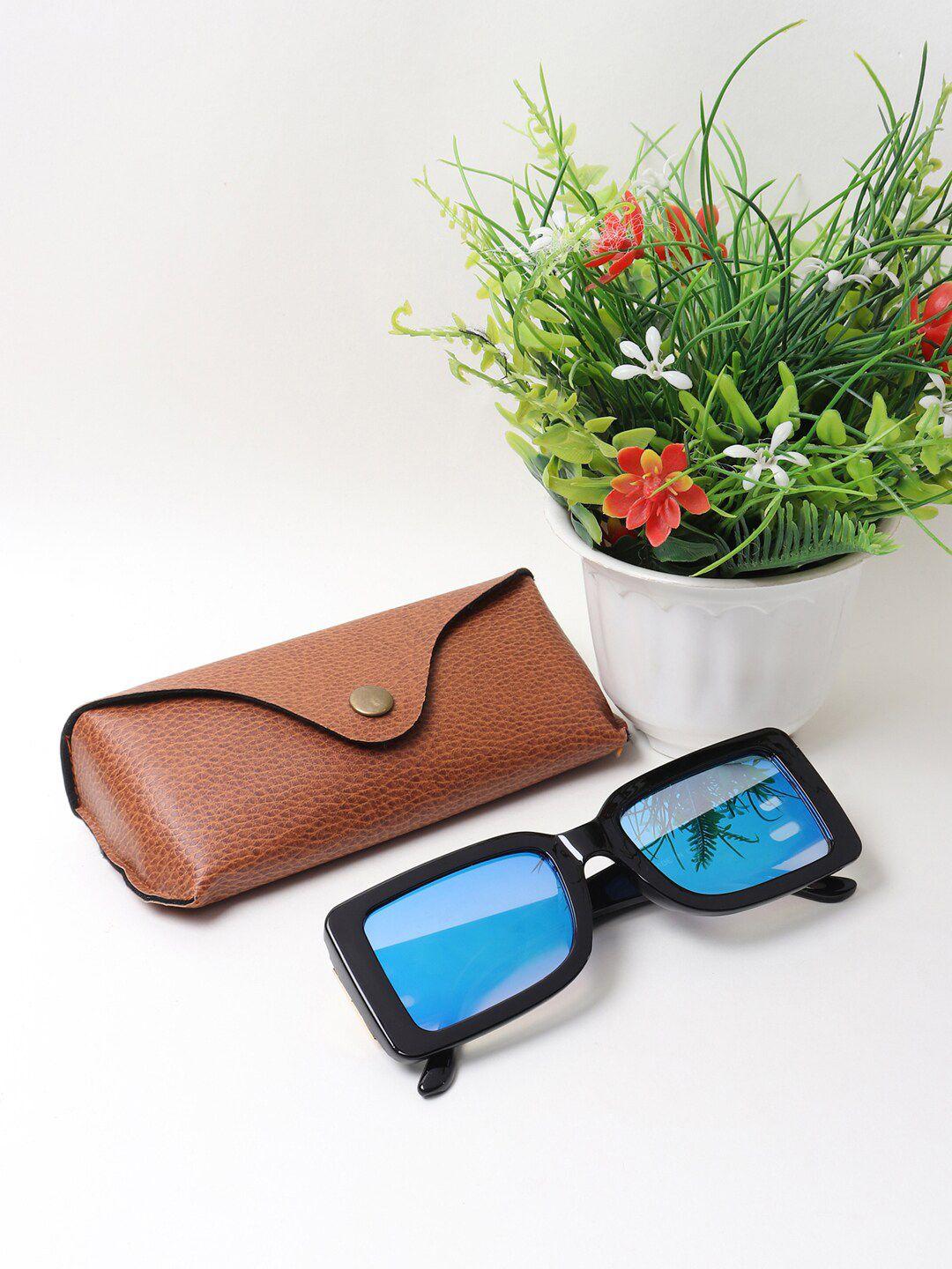 swiss design green lens & black wayfarer sunglasses with uv protected lens sdsg-10883-08