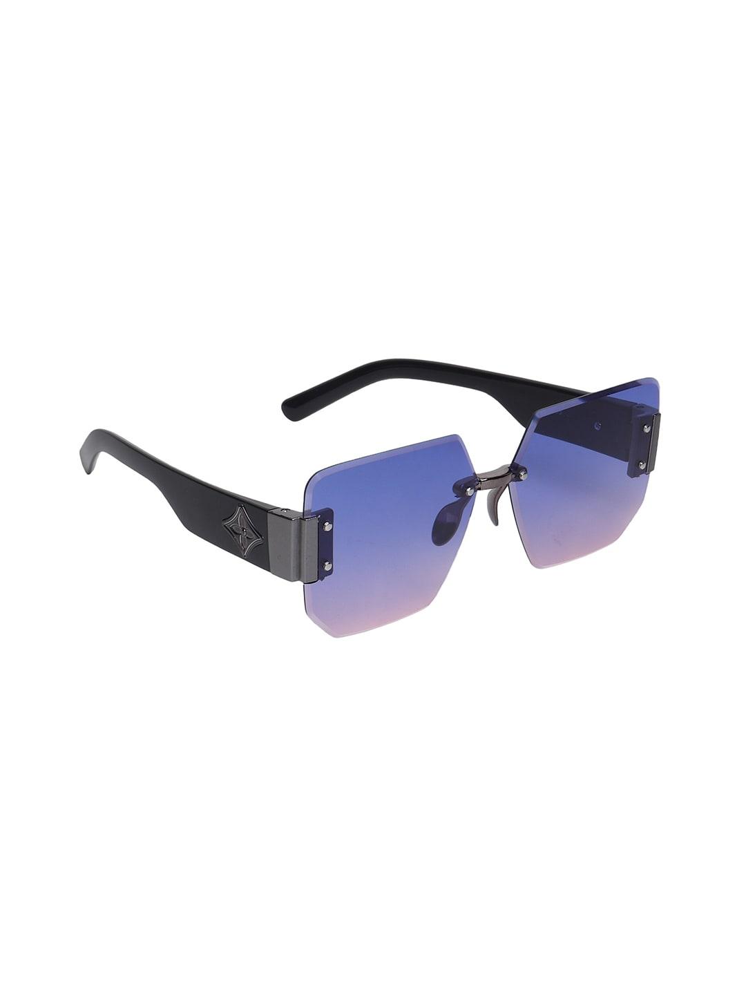 swiss design lens & square sunglasses with uv protected lens