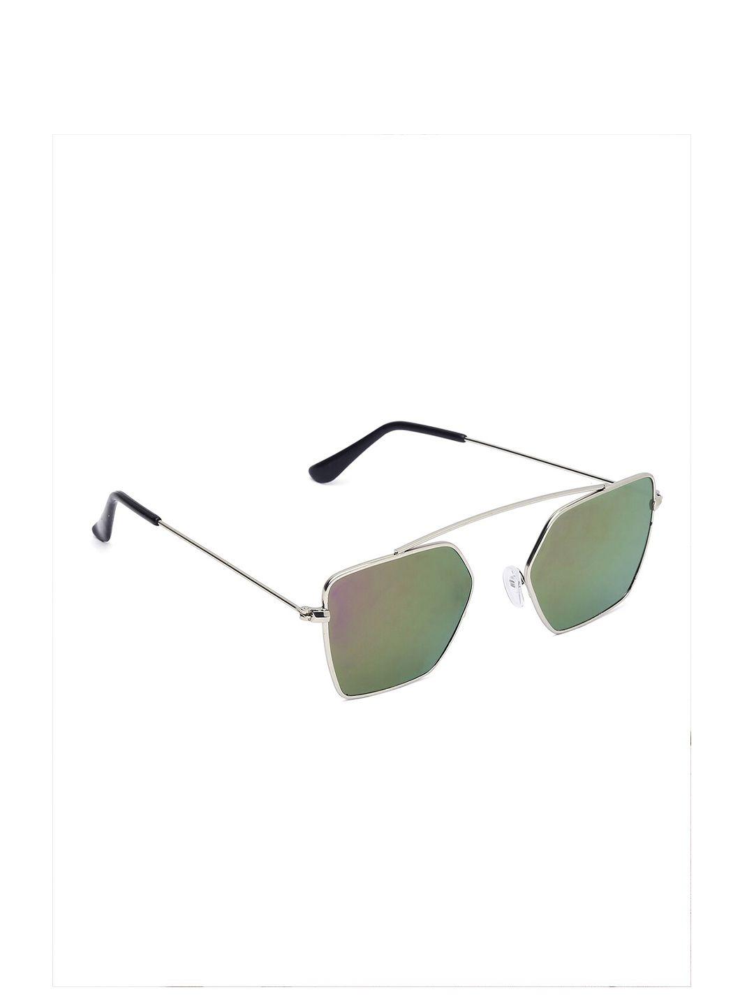 swiss design unisex mirrored lens & silver-toned other sunglasses uv lens sdsg21-2255703