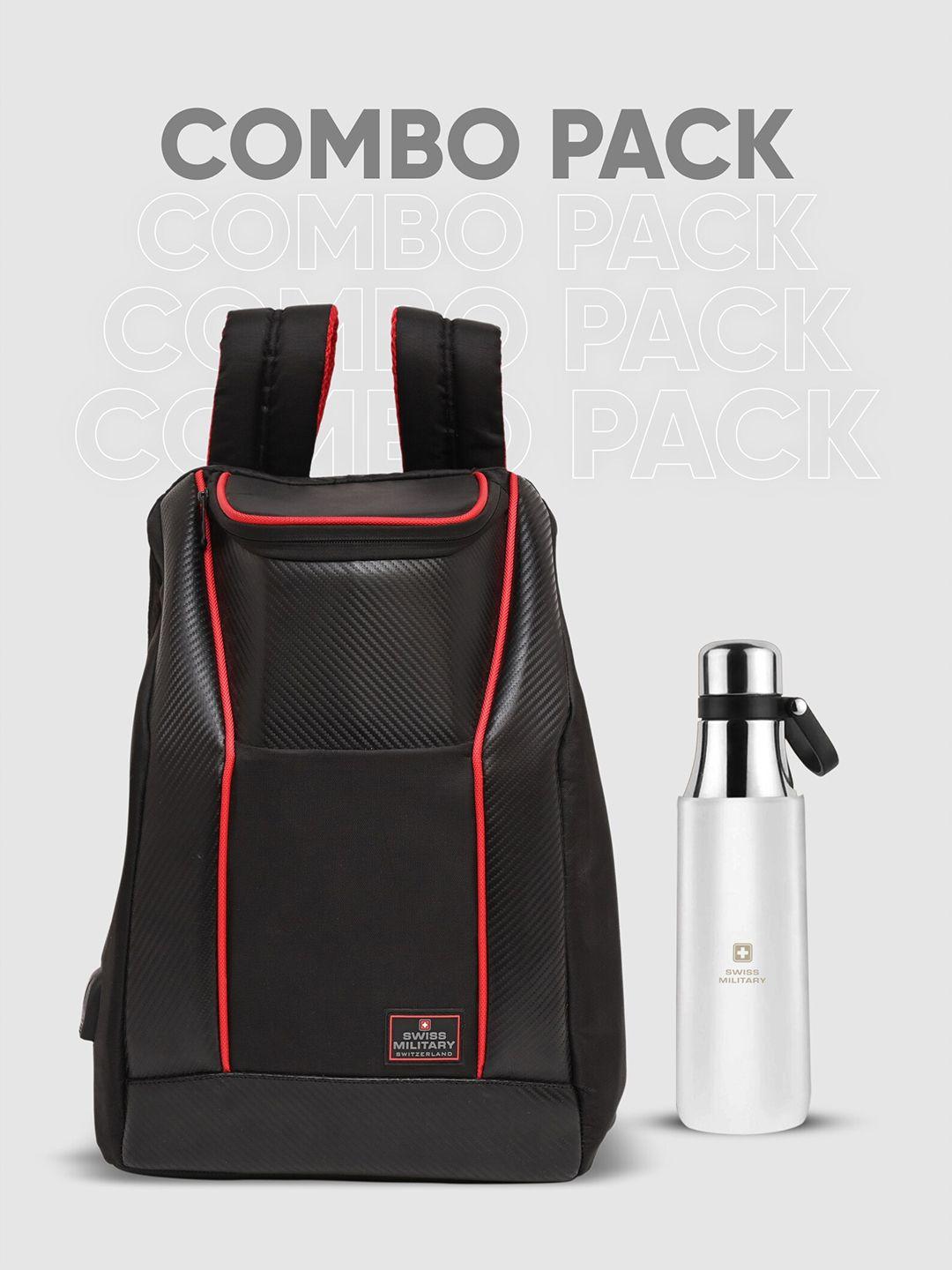 swiss military unisex backpack and vacuum flask