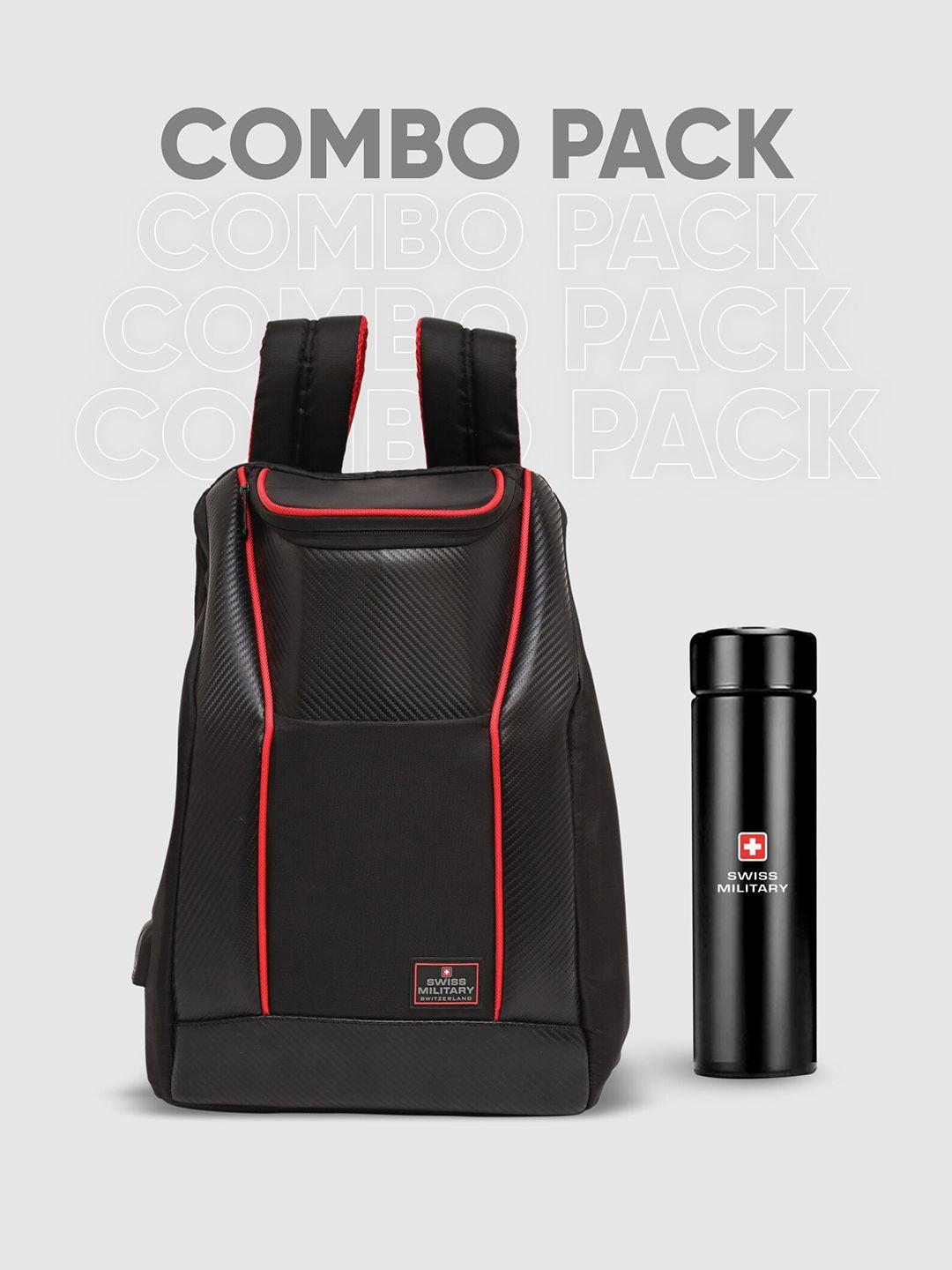 swiss military unisex backpack and vacuum flask