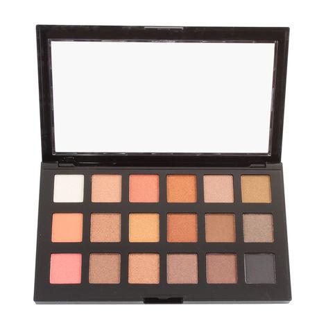 swiss beauty 18 color textured eyeshadow palette - multi-01 (20 g)