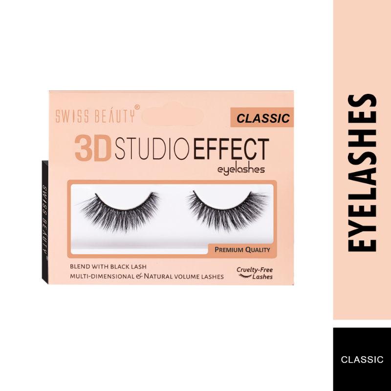 swiss beauty 3d studio effect eyelashes - classic