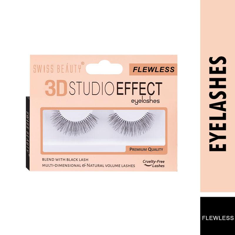 swiss beauty 3d studio effect eyelashes - flewless