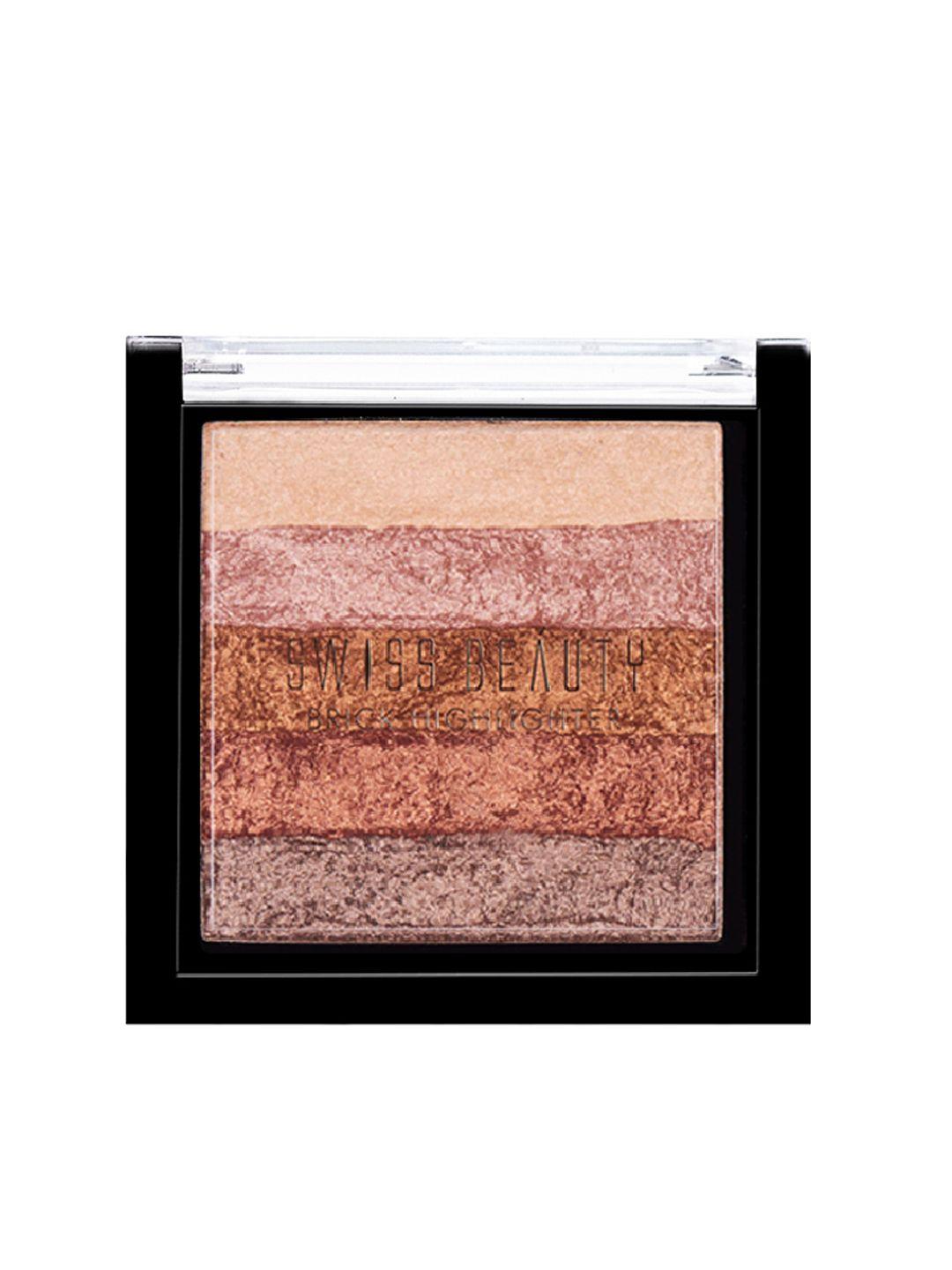 swiss beauty brick highlighter 7 gm - shade 01