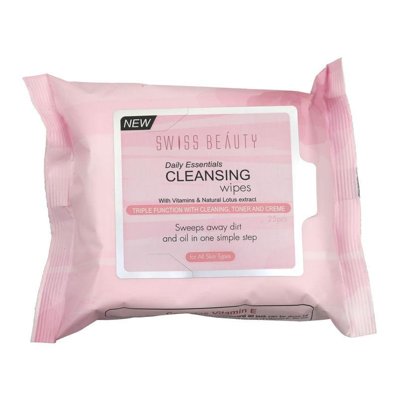 swiss beauty daily essentials cleansing wipes