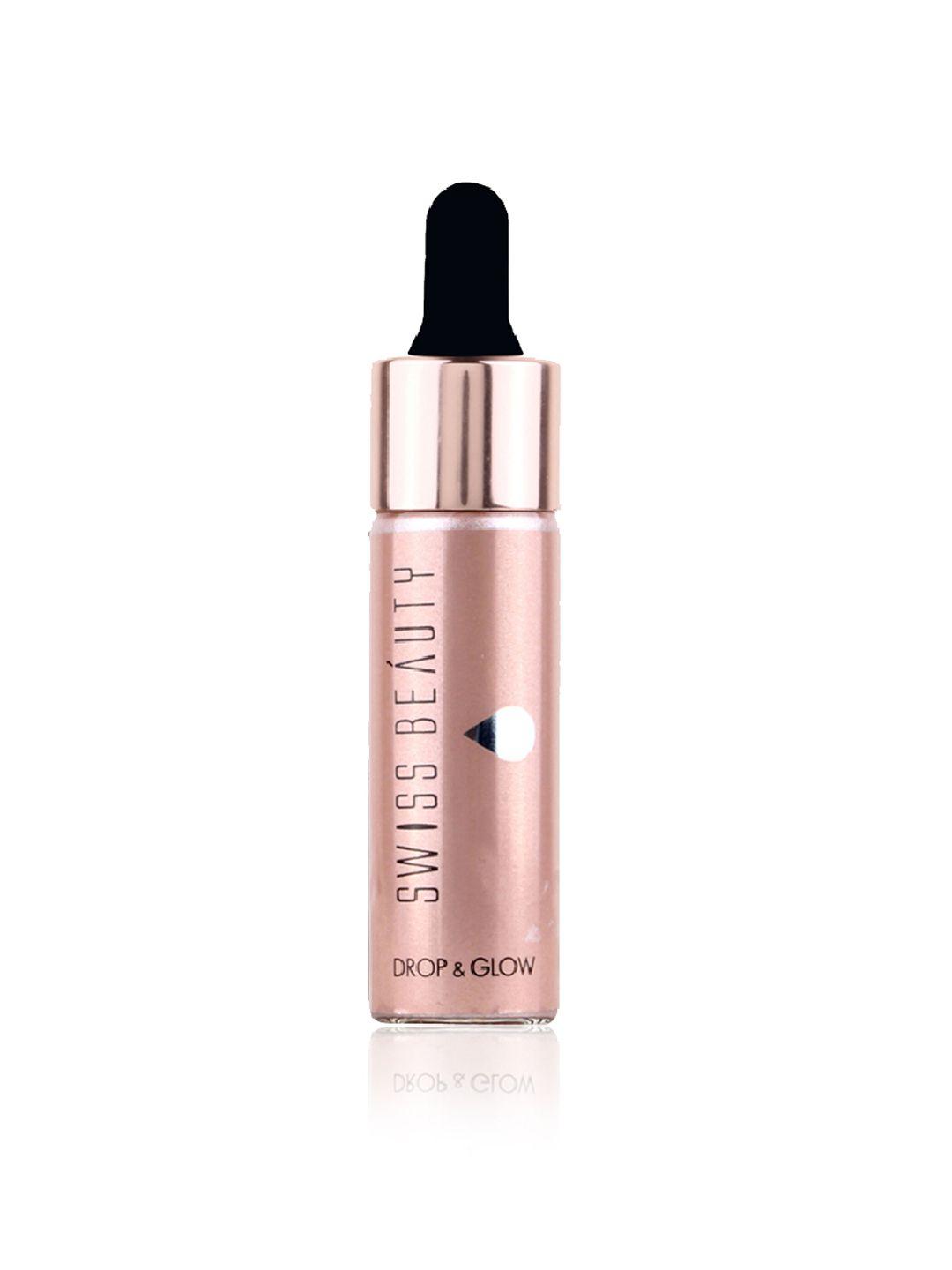 swiss beauty drop and glow liquid highlighter - light pink 01