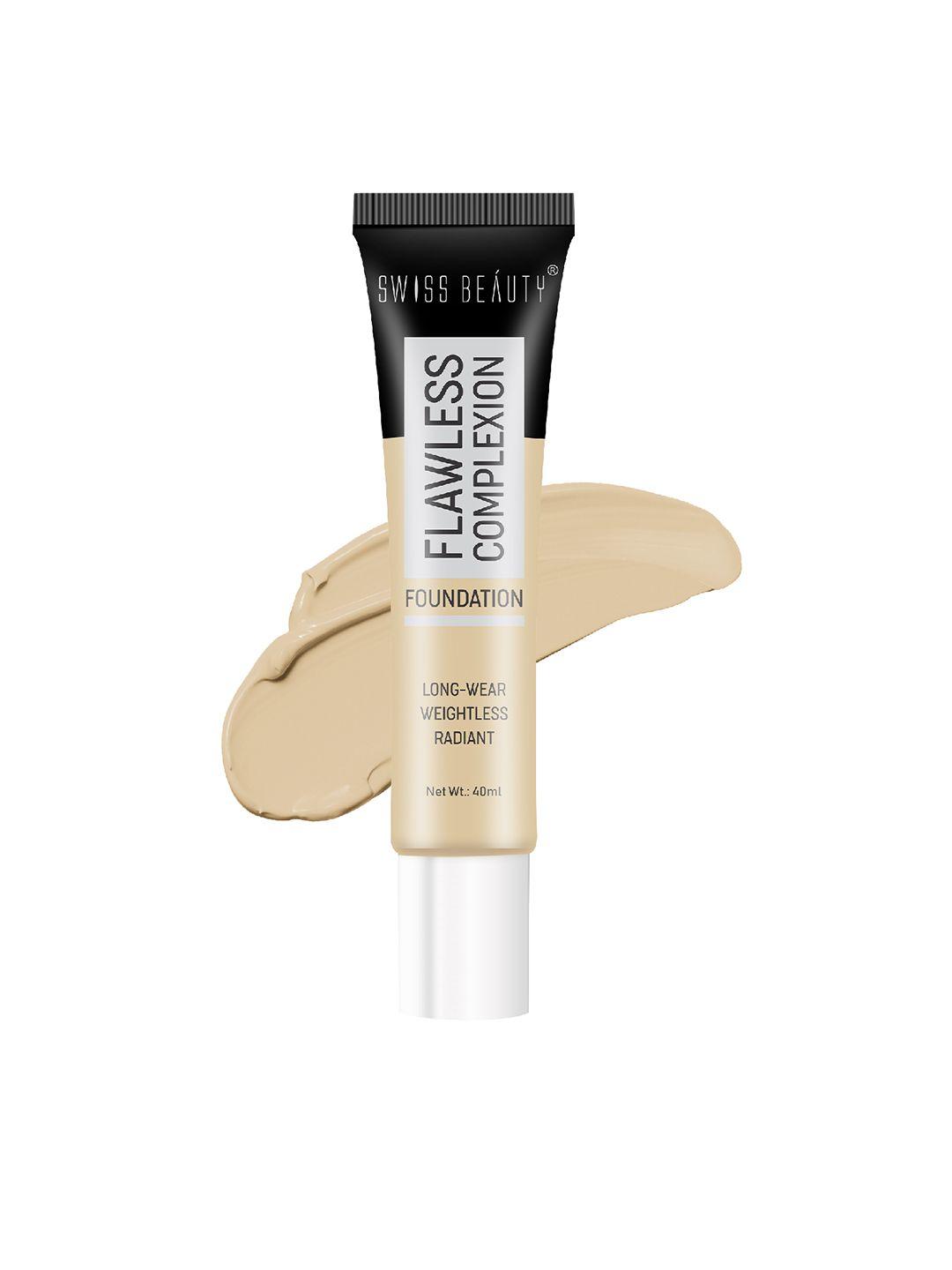 swiss beauty flawless complexion foundation - warm nude