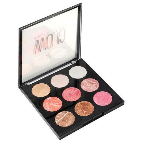 swiss beauty glow baked blusher palette - multi-01 (24 g)