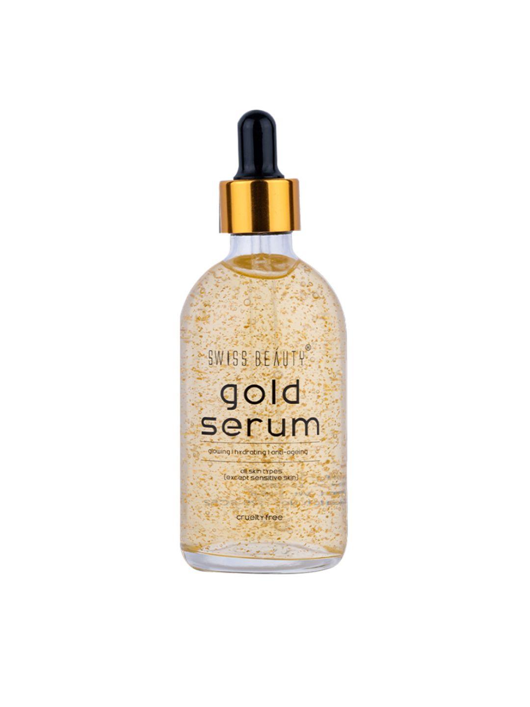 swiss beauty gold face serum for all skin types - 100 ml