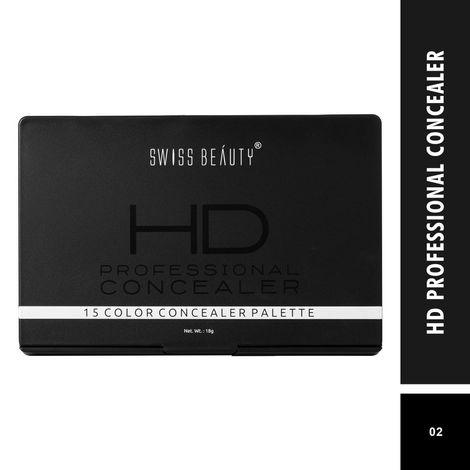 swiss beauty hd professional concealer palette 18 g