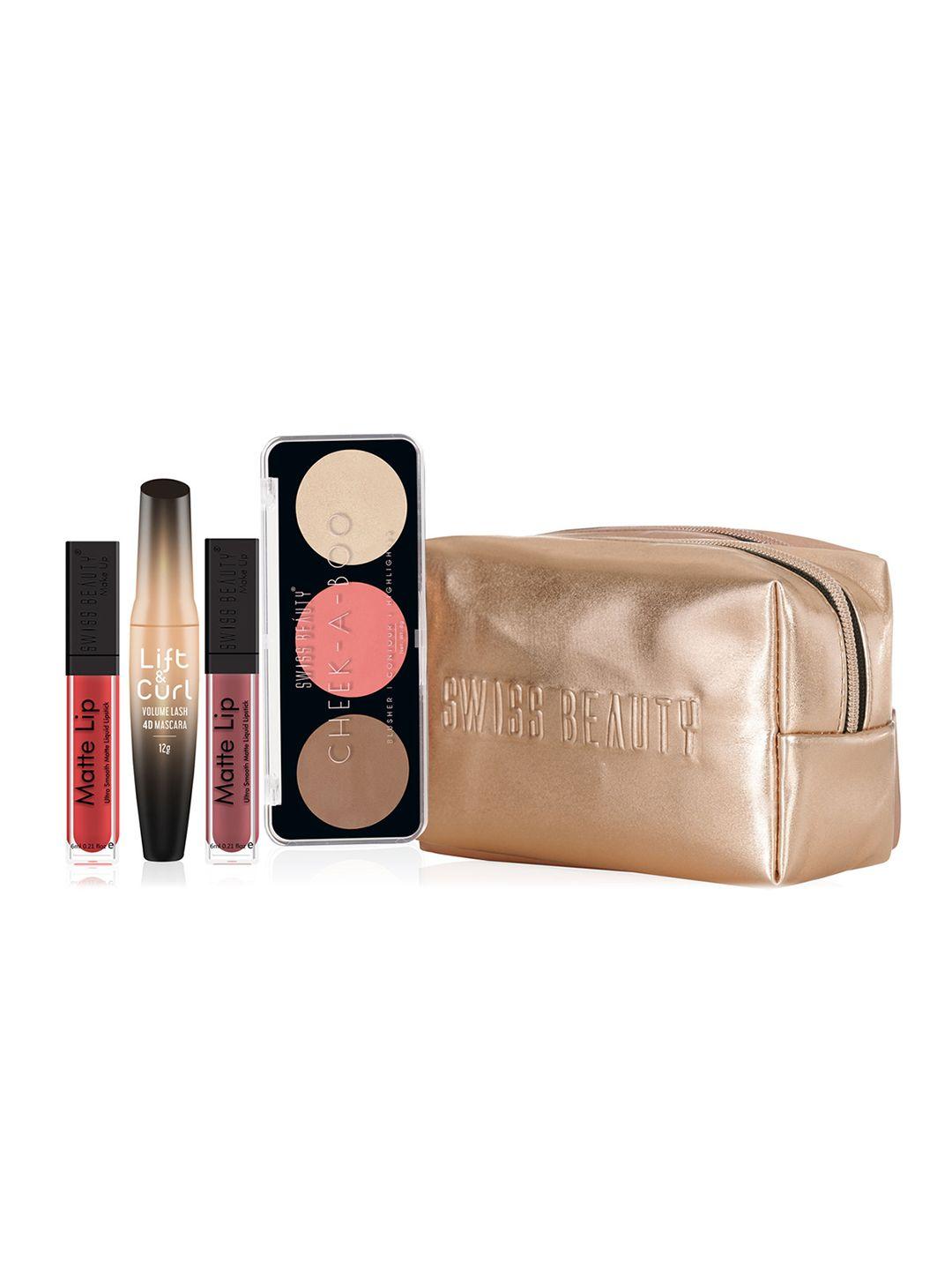 swiss beauty love all makeup gift set with pouch