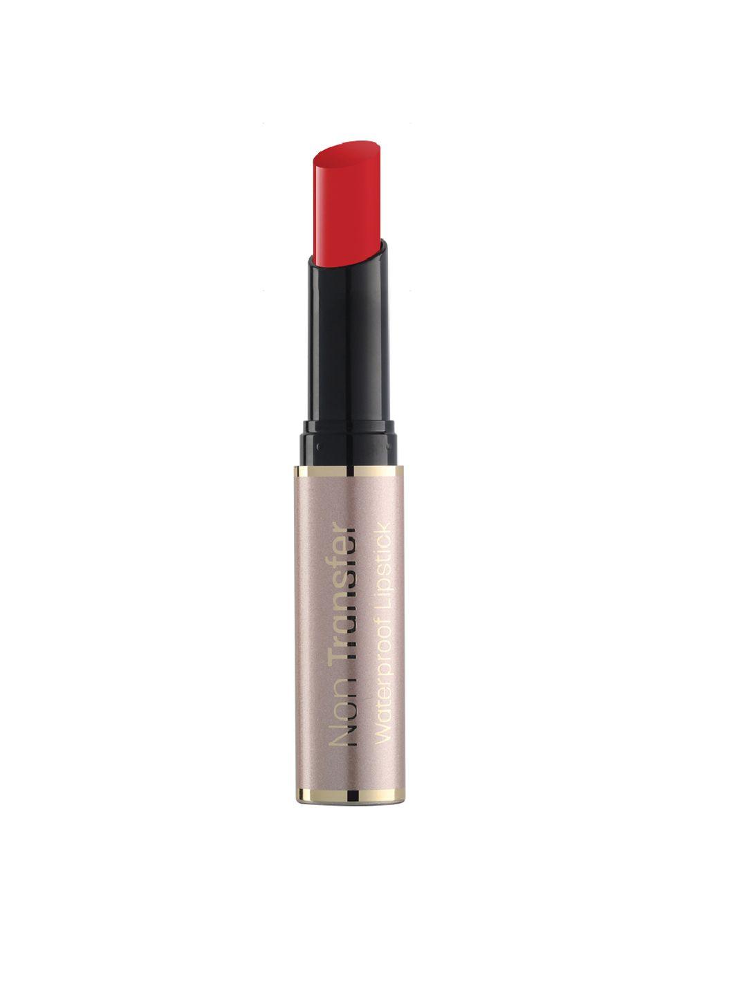 swiss beauty non transfer water proof lipstick- hot red 406