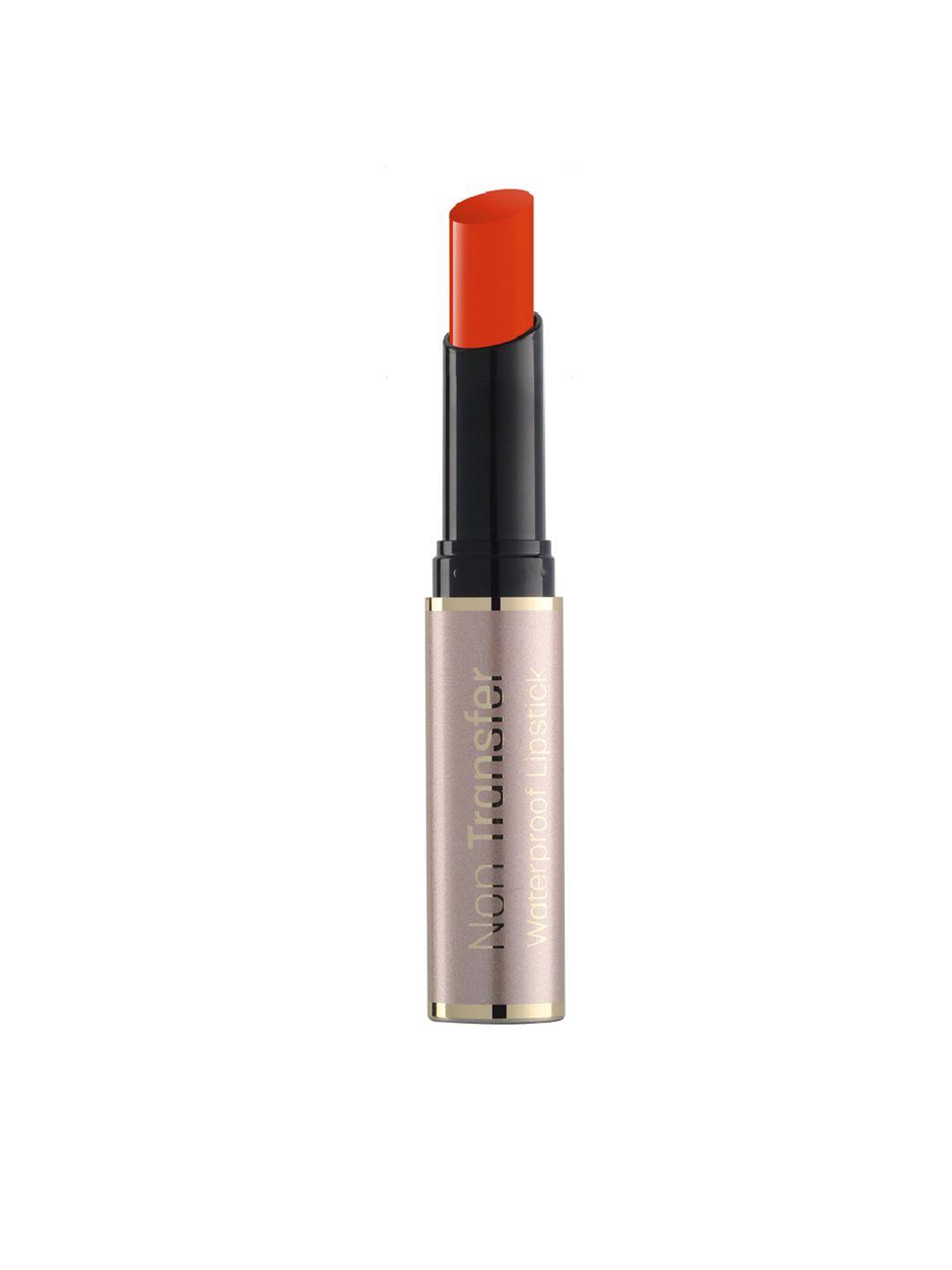 swiss beauty non transfer water proof lipstick- orange red 405