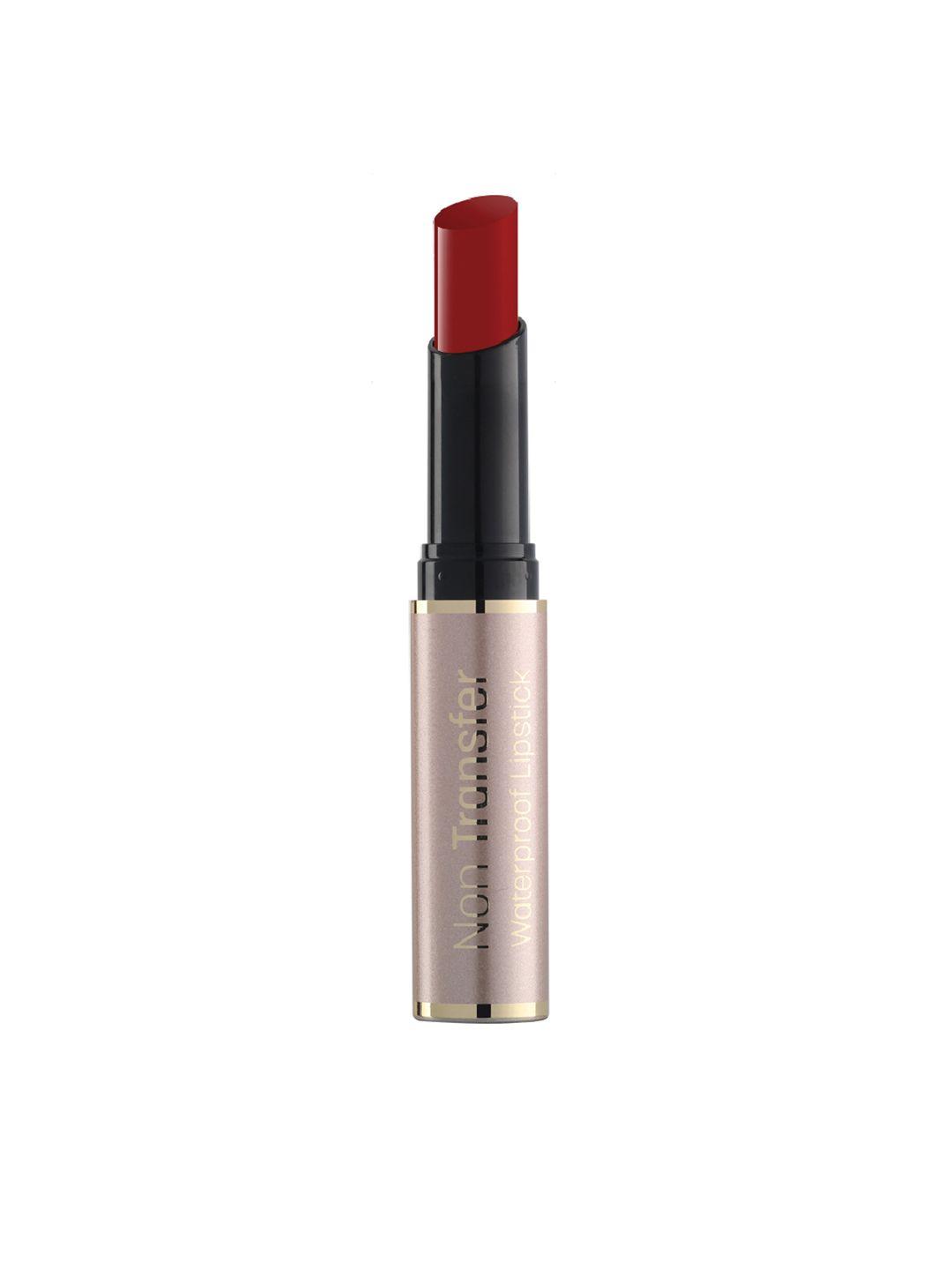 swiss beauty non-transfer waterproof lipstick - blood red 408