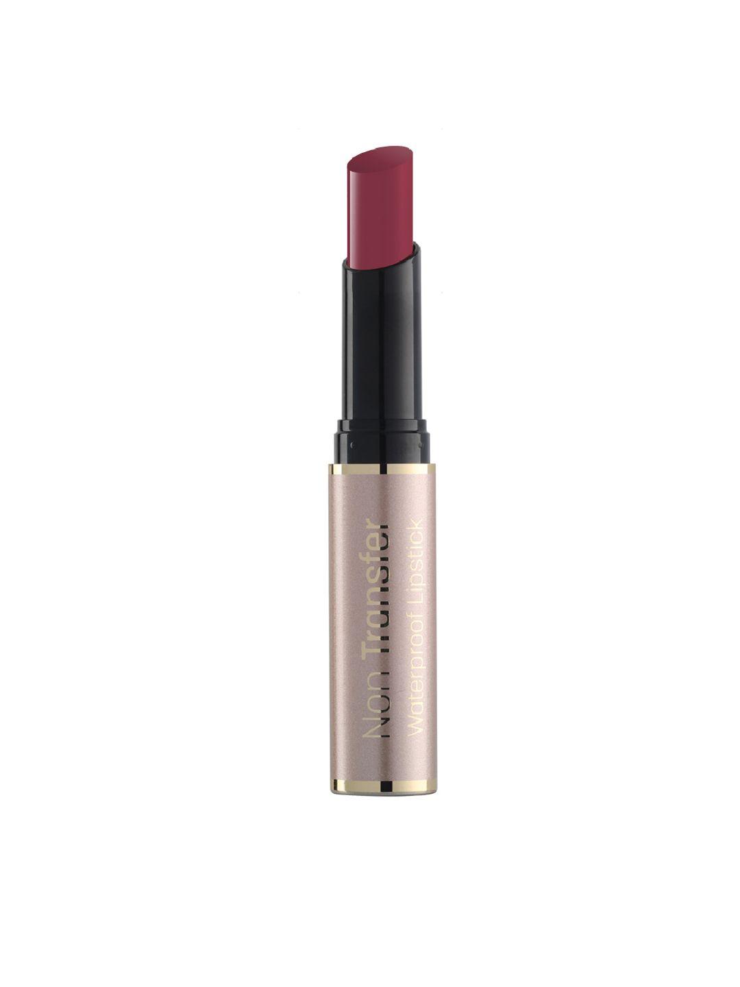 swiss beauty non-transfer waterproof lipstick - mauve taupe 416