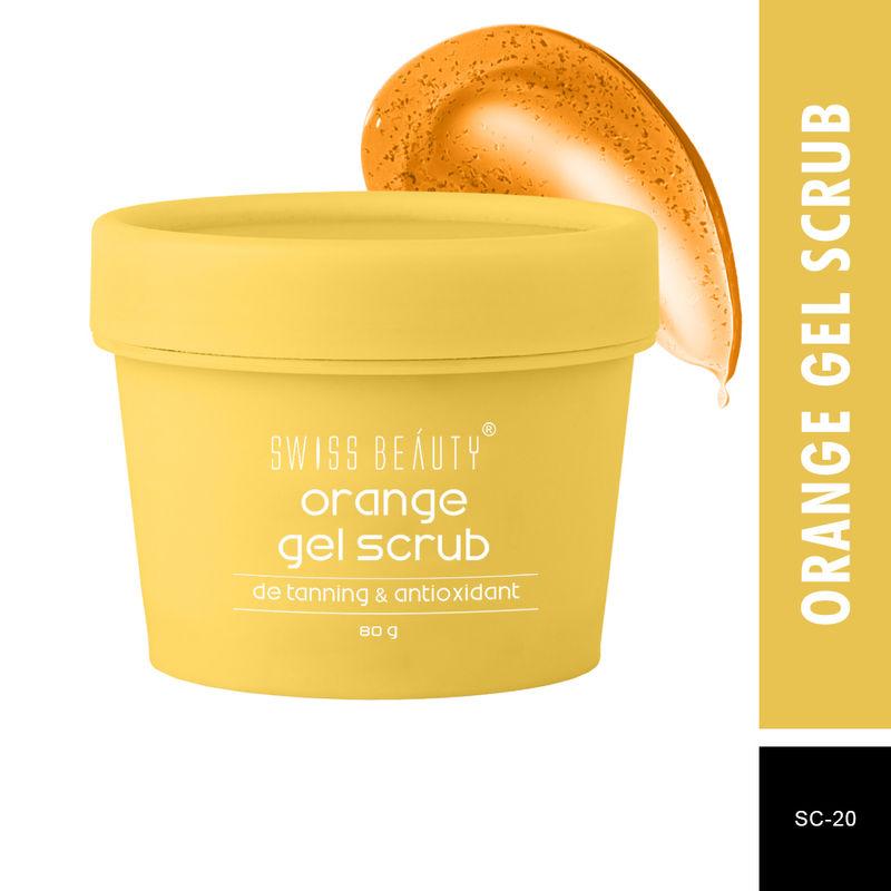 swiss beauty orange gel scrub