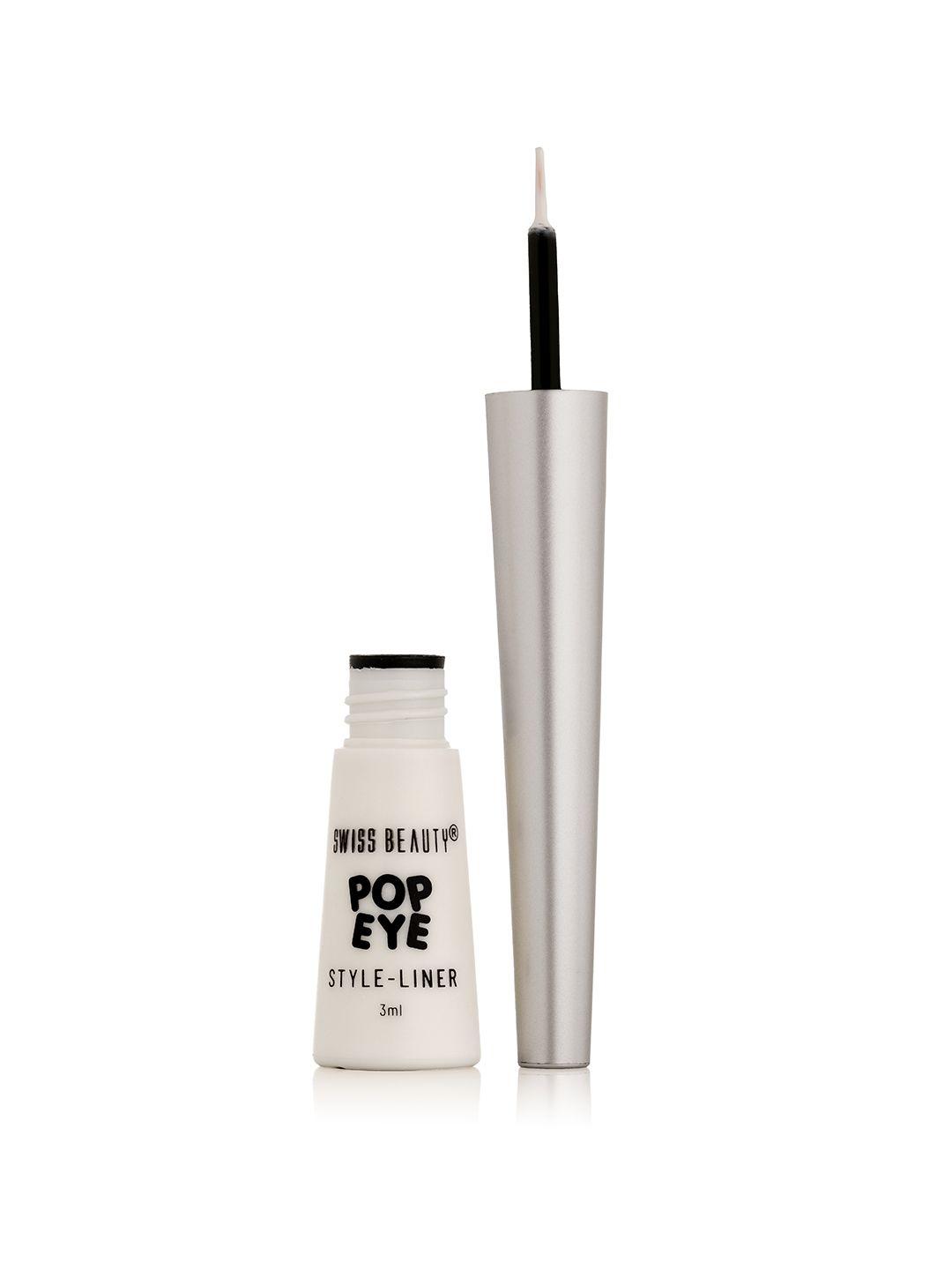 swiss beauty pop eye style liner 3 ml - white