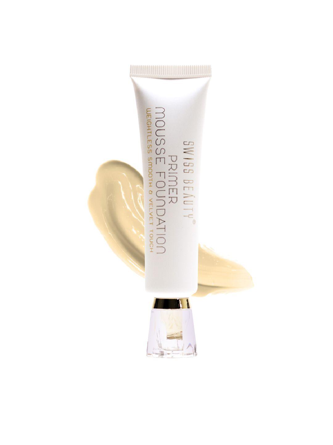 swiss beauty primer mousse foundation - medium beige n05