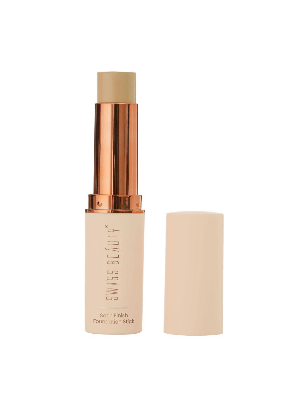 swiss beauty satin finish full coverage foundation stick 7g - light natural