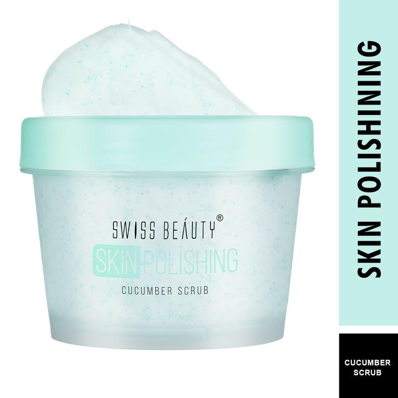 swiss beauty skin polishing cucumber scrub