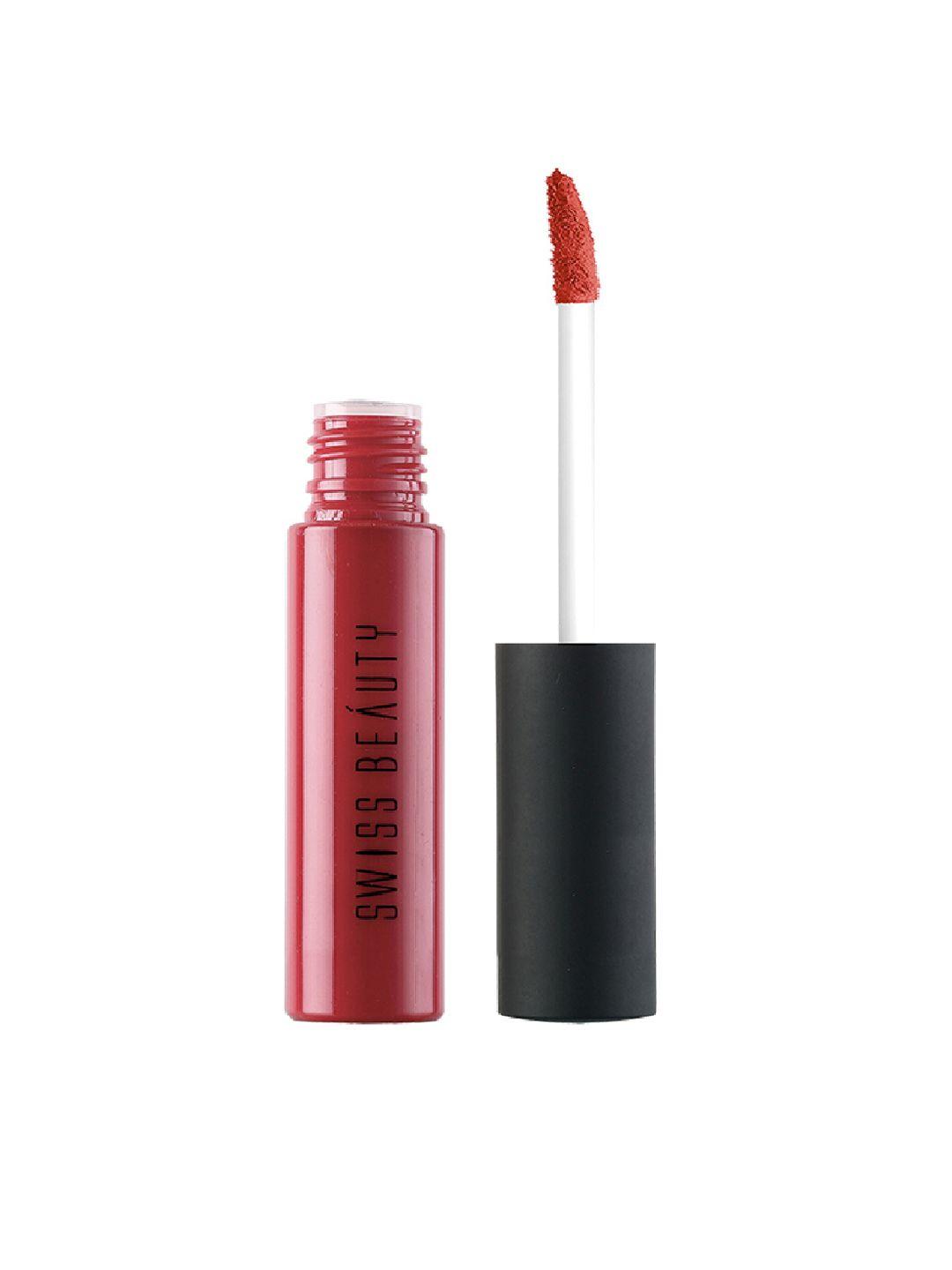 swiss beauty soft matte liquid lipstick 6ml - double shot 28