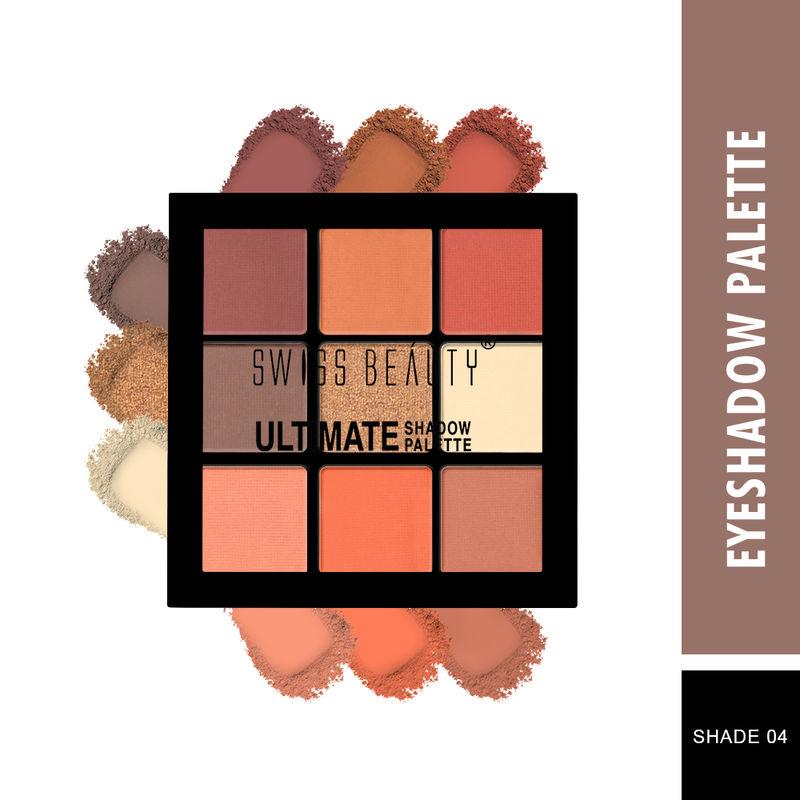 swiss beauty ultimate 9 eye shadow palette - 4