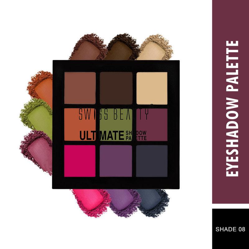 swiss beauty ultimate shadow palette - shade 08