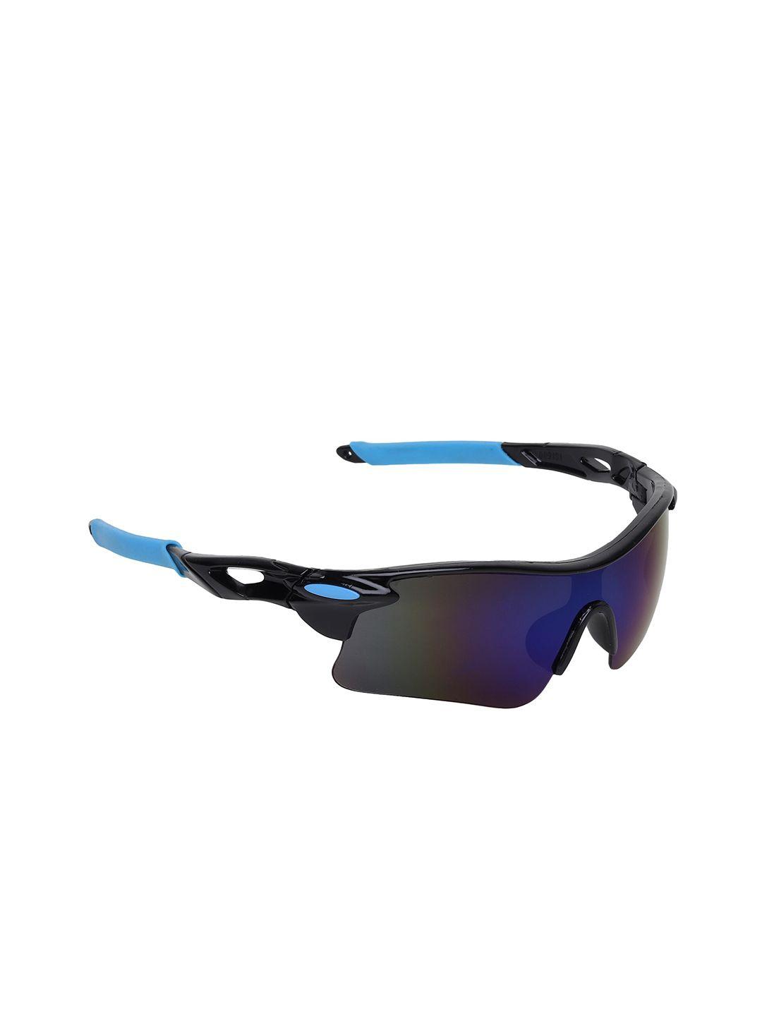 swiss design half rim sports sunglasses with uv protected lens- sdsg-9181-10
