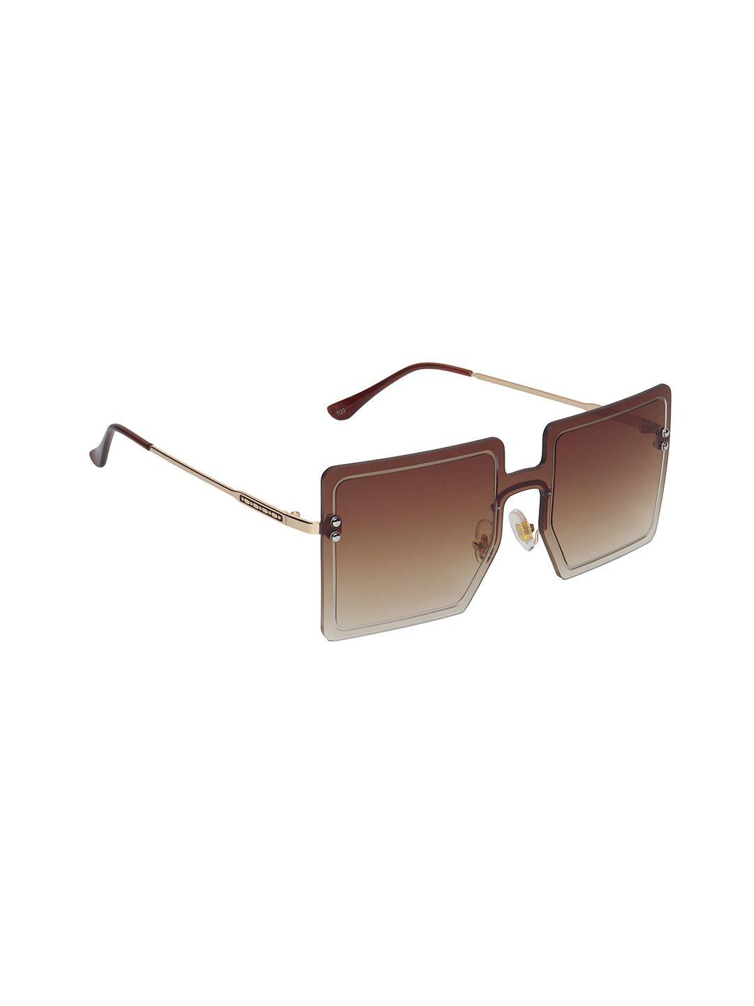 swiss design lens & square sunglasses with uv protected lens