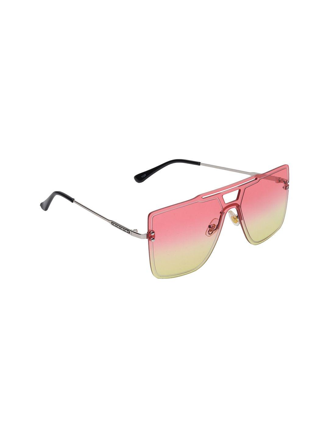 swiss design lens & square sunglasses with uv protected lens