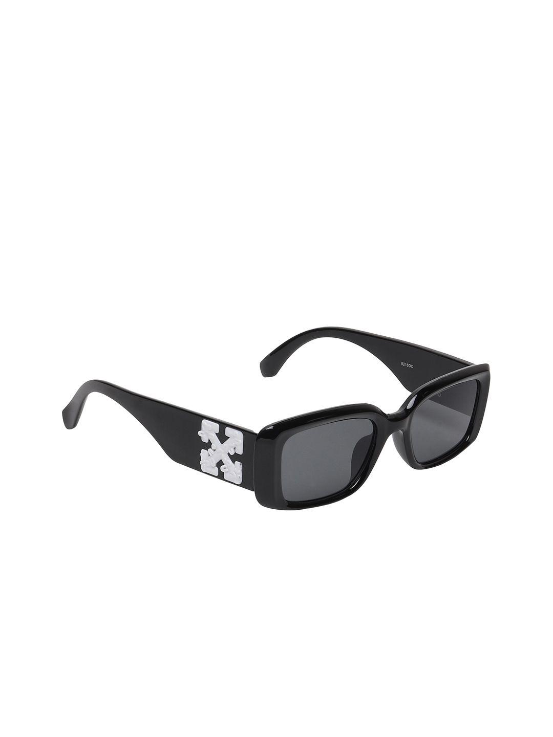 swiss design unisex grey lens & black other sunglasses with uv protected lens