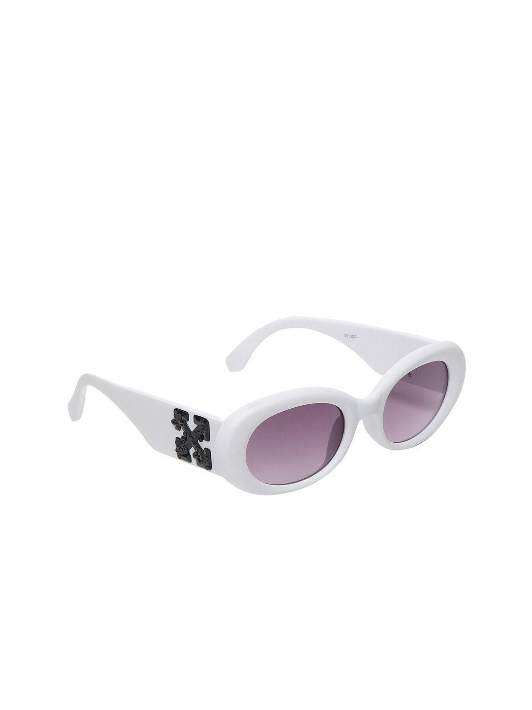 swiss design unisex lens & oval sunglasses with uv protected lens