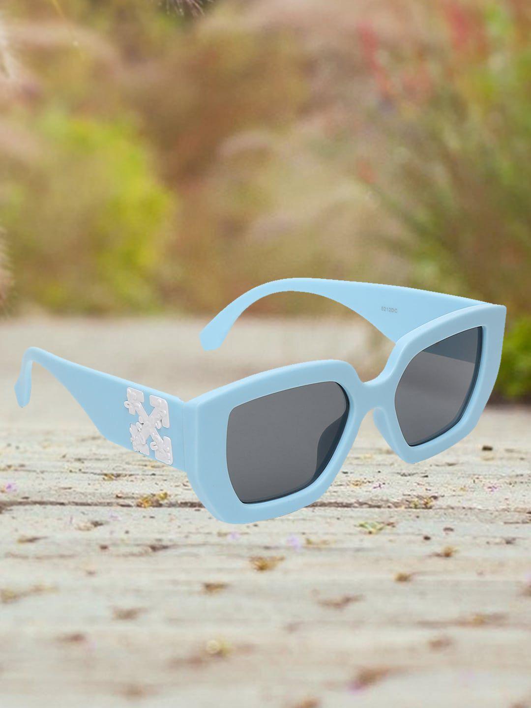 swiss design unisex rectangle sunglasses with uv protected lens sdsg-8212-4