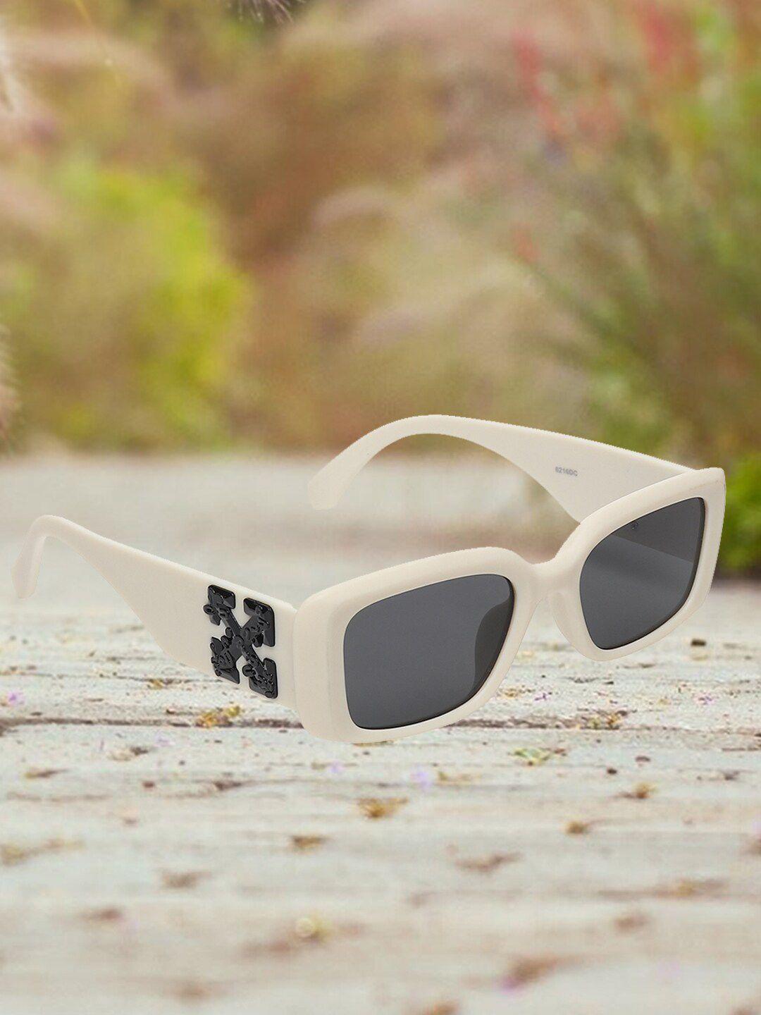 swiss design unisex rectangle sunglasses with uv protected lens sdsg-8216-2