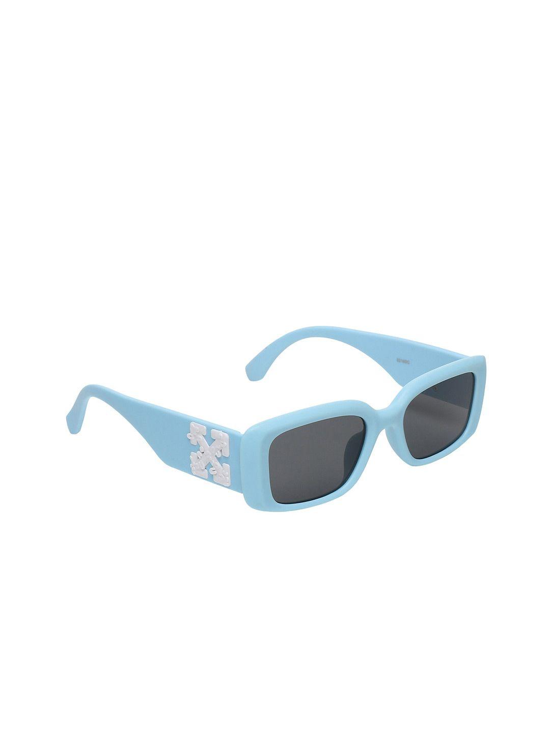 swiss design unisex rectangle sunglasses with uv protected lens